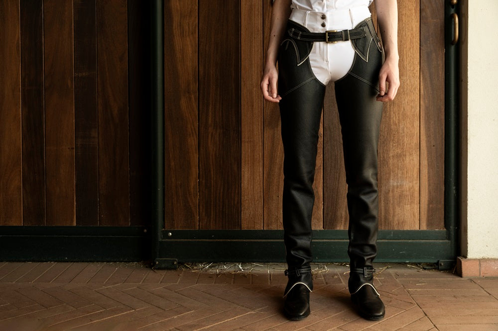 Parlanti Classic Long Chaps Svarta