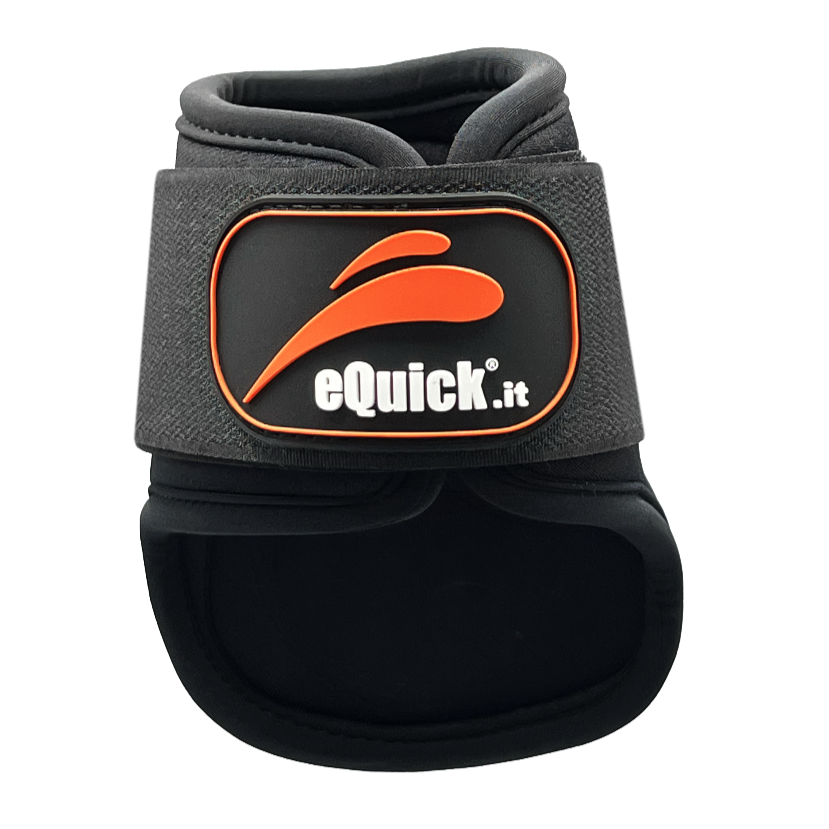 eQuick - eCarbon shock - Rear Velcro Brown - Lead Sports AB