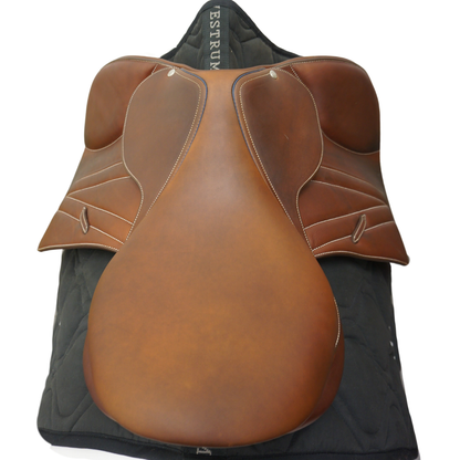 Ny Butet-sadel L 17,5" 2,25 kåpa