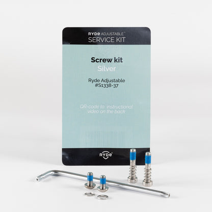 Ryde Adjustable - Skruvar Silver reservkit