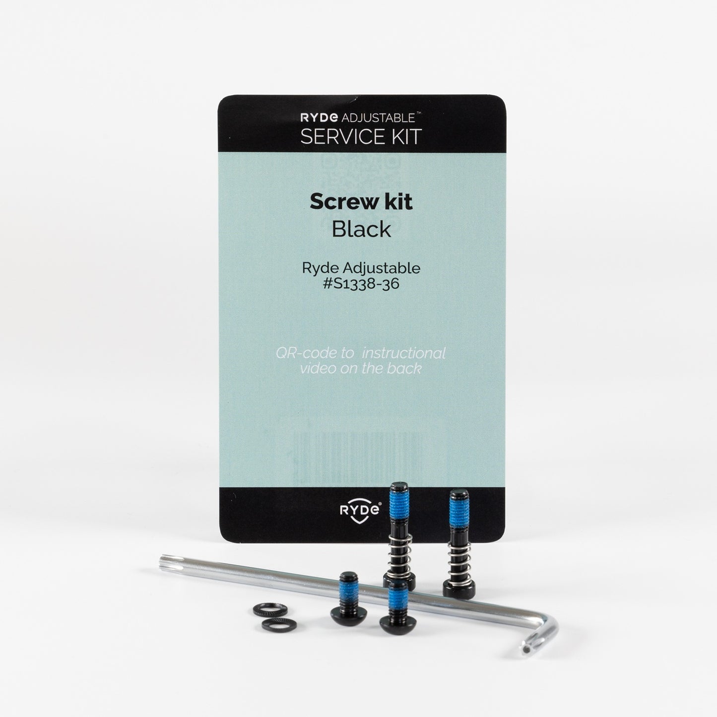 Ryde Adjustable - Skruvar Svart reservkit