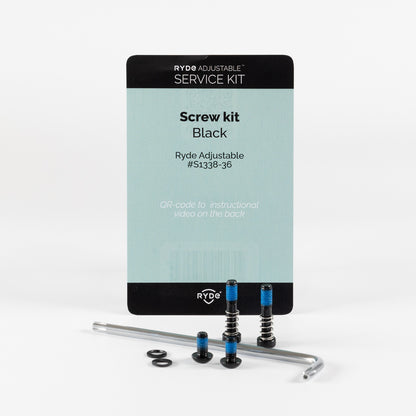Ryde Adjustable - Skruvar Svart reservkit