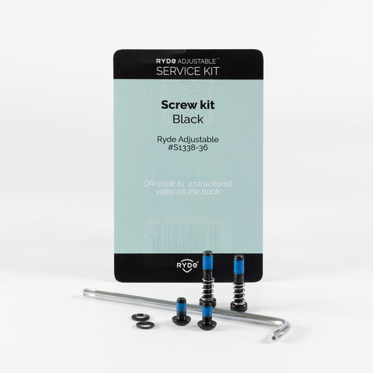 Ryde Adjustable - Skruvar Svart reservkit