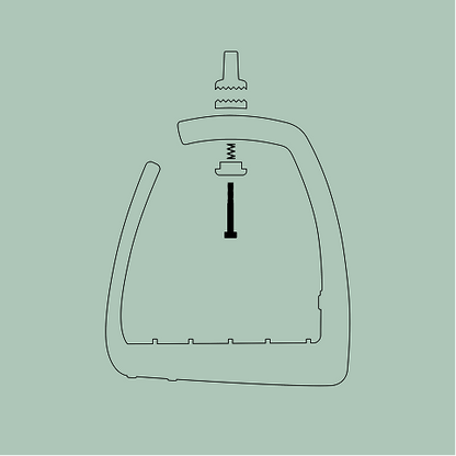 Ryde Adjustable - Skruvar Svart reservkit