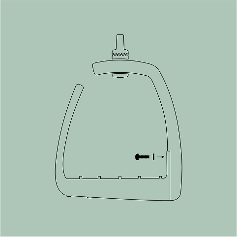 Ryde Adjustable - Skruvar Svart reservkit